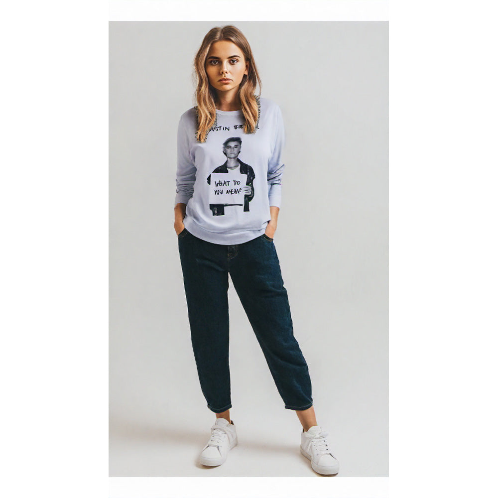 JUSTIN BIEBER - WHAT DO YOU MEAN GIRLS SWEATSHIR / Hoodies / Sweatshirts / Women's