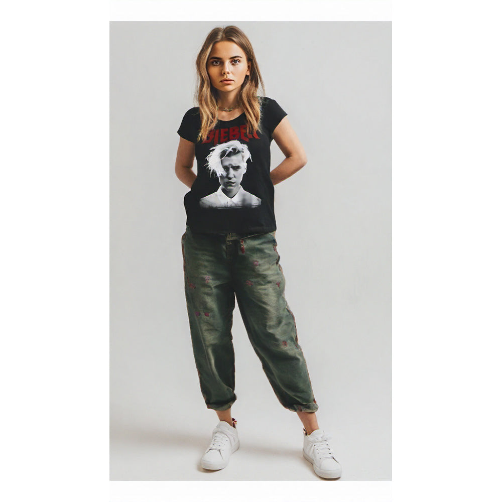 
                  
                    JUSTIN BIEBER ジャスティンビーバー - PURPOSE WORLD TOUR 2017 / Amplified（ ブランド ） / レア / Tシャツ / レディース
                  
                
