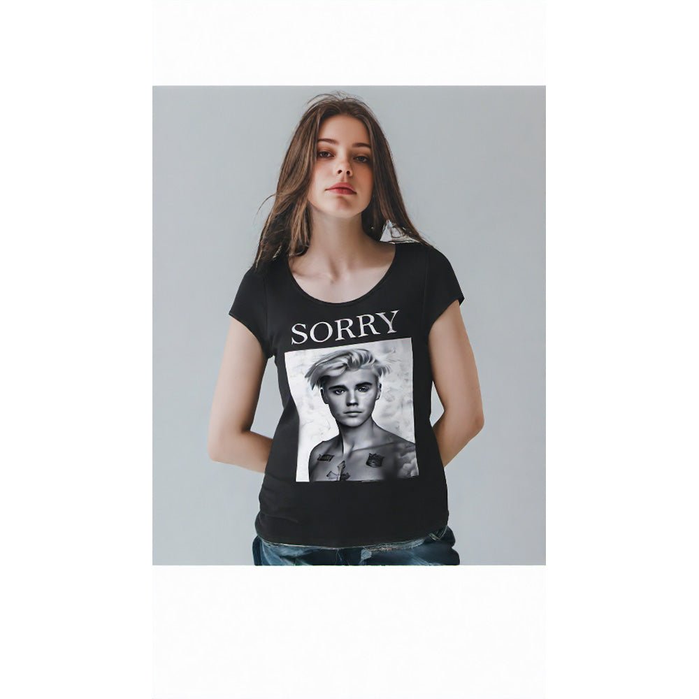 JUSTIN BIEBER ジャスティンビーバー - SORRY / Amplified（ ブランド ） / レア / Tシャツ / レディース - PGS