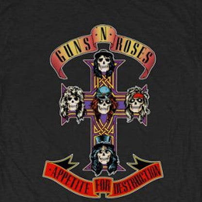 GUNS N ROSES ガンズアンドローゼズ (デビュー 40周年 ) - APPETITE FOR DESTRUCTION / Tシャツ / メンズ