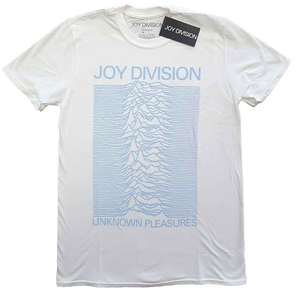 JOY DIVISION - Unknown Pleasures Blue on White