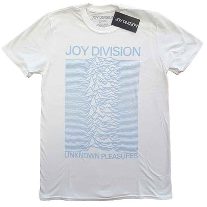 JOY DIVISION ジョイディビジョン - Unknown Pleasures Blue on White / Tシャツ / メンズ 【公式 / オフィシャル】