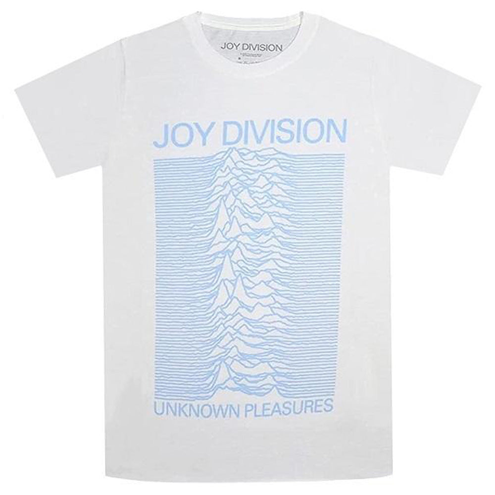 JOY DIVISION ジョイディビジョン - Unknown Pleasures Blue on White / Tシャツ / メンズ 【公式 / オフィシャル】