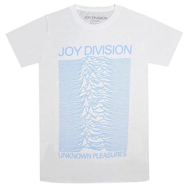 JOY DIVISION ジョイディビジョン - Unknown Pleasures Blue on White / Tシャツ / メンズ 【公式 / オフィシャル】
