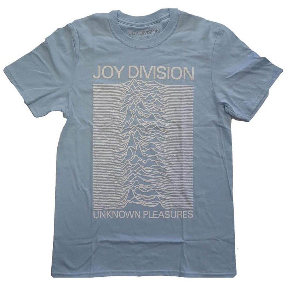 JOY DIVISION ジョイディビジョン - Unknown Pleasures White On Blue / Tシャツ / メンズ 【公式 / オフィシャル】