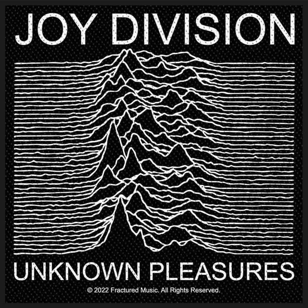 JOY DIVISION ジョイディビジョン - Unknown Pleasures / ワッペン 【公式 / オフィシャル】