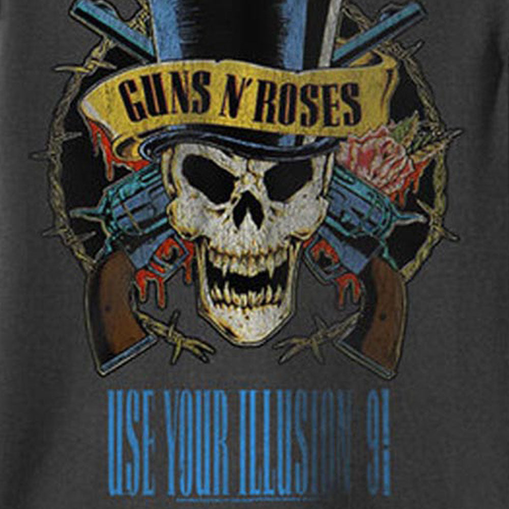 GUNS N ROSES ガンズアンドローゼズ (デビュー 40周年 ) - USE YOUR ILLUSION / Amplified（ ブランド ） / Tシャツ / レディース