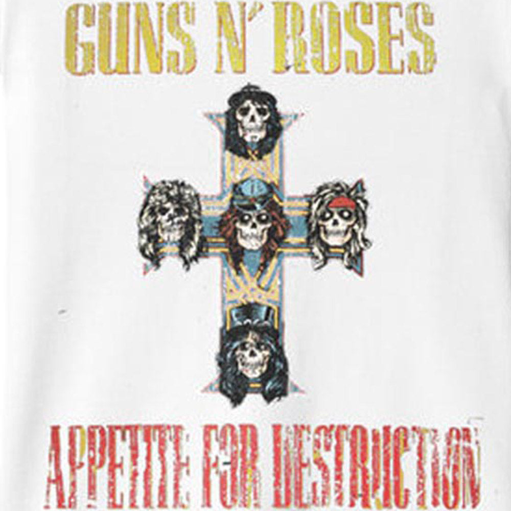 GUNS N ROSES ガンズアンドローゼズ (デビュー 40周年 ) - APPETITE FOR DESTRUCTION / Amplified（ ブランド ） / Tシャツ / レディース