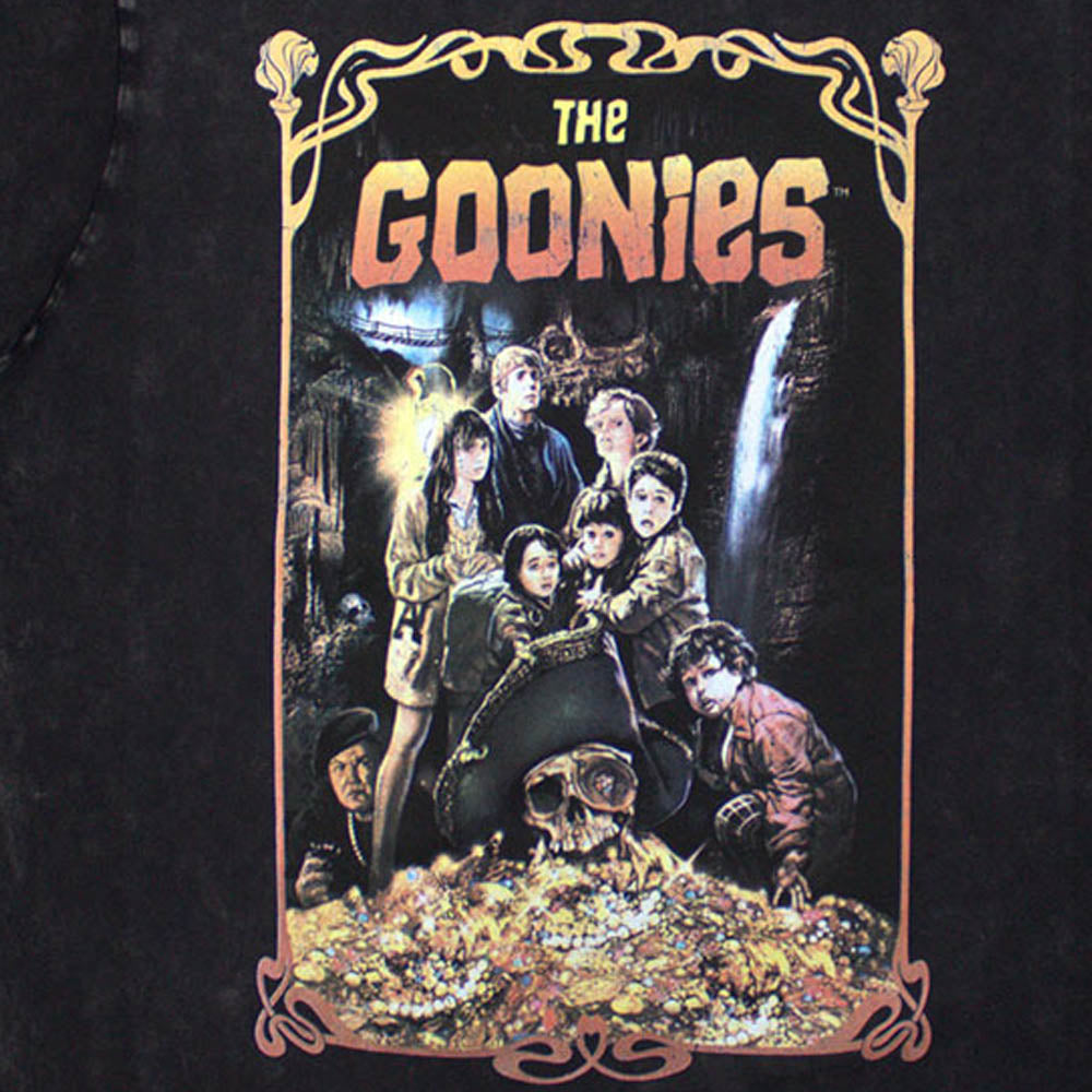 GOONIES グーニーズ (公開 40周年 ) - Movie Poster / Stone Wash / Tシャツ / メンズ 【公式 / オフィシャル】