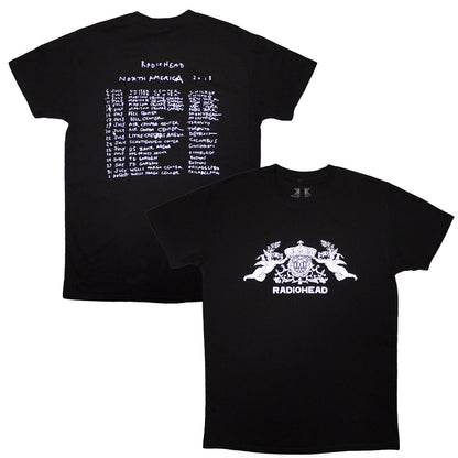 RADIOHEAD レディオヘッド - Bearhead Crest / オーガニックコットン / バックプリントあり / Tシャツ / メンズ 【公式 / オフィシャル】