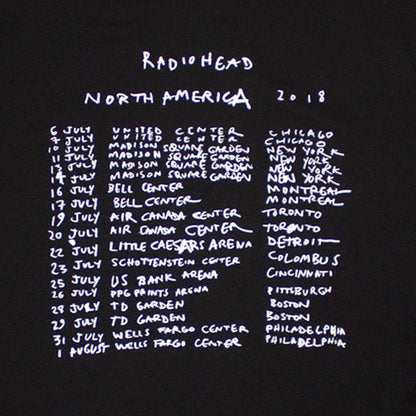 RADIOHEAD - Bearhead Crest / Organic Cotton / Back Print / Men's T-Shirt