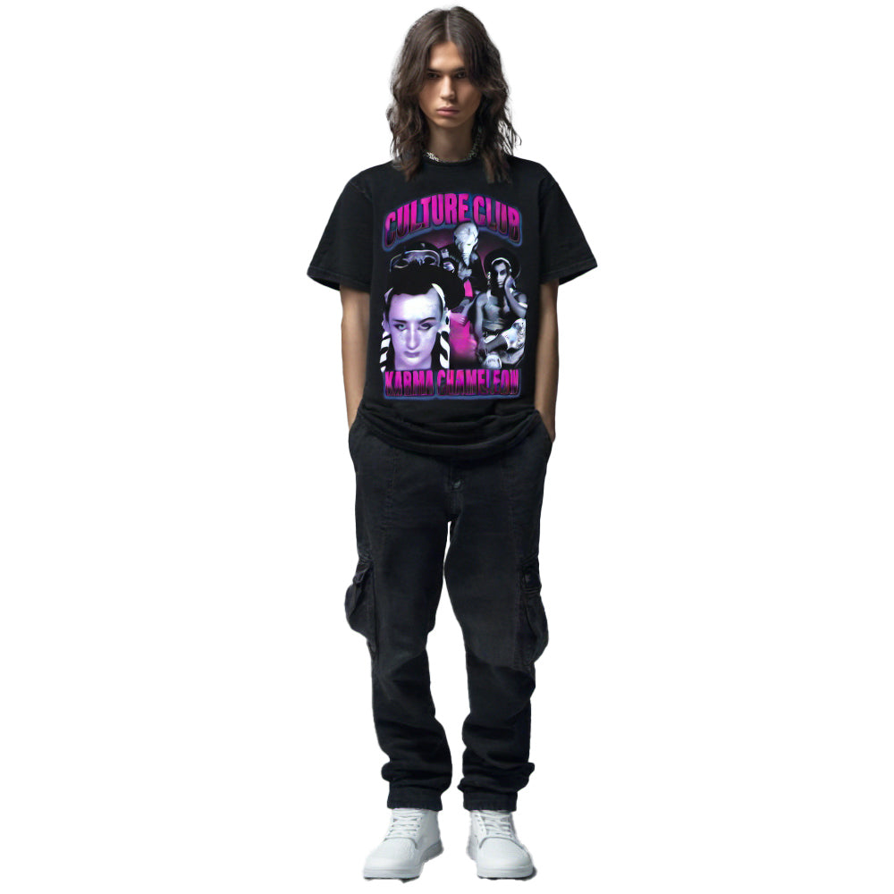 
                  
                    CULTURE CLUB カルチャークラブ - Karma Chameleon / Stone Wash / Tシャツ / メンズ
                  
                