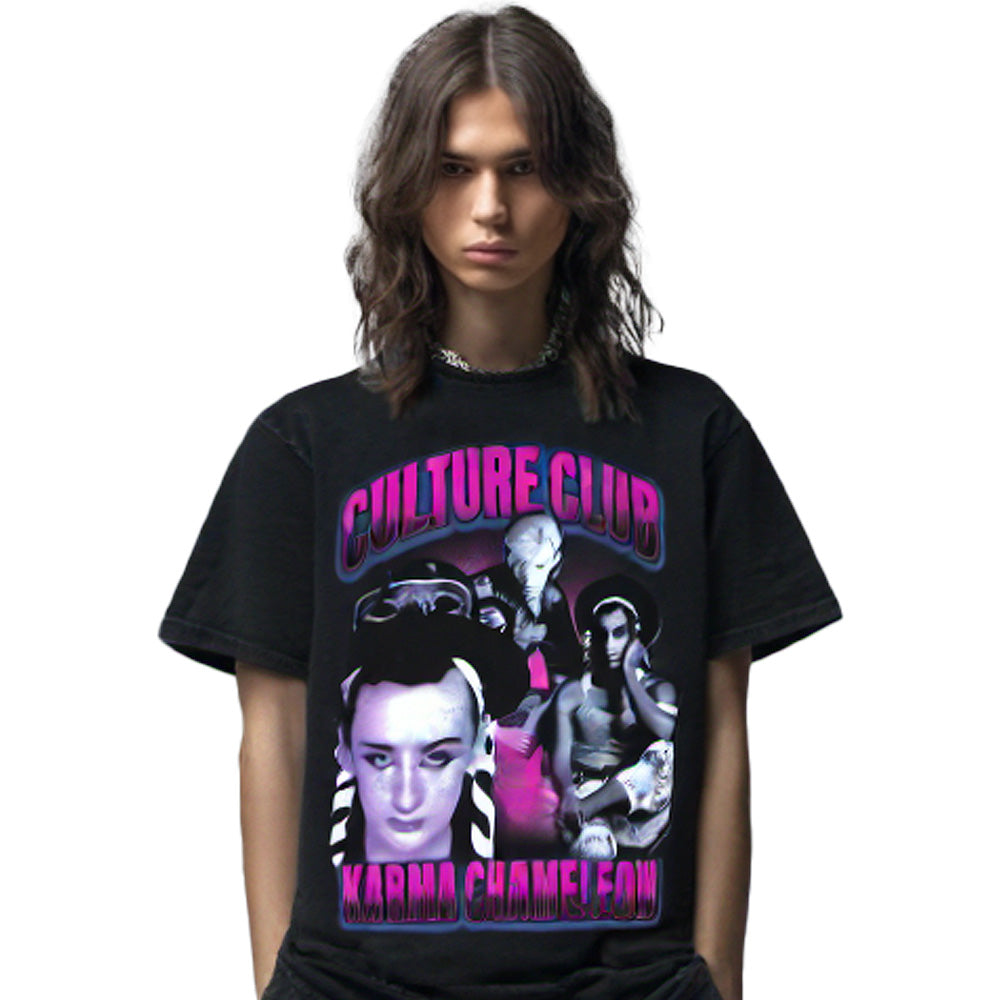 
                  
                    CULTURE CLUB カルチャークラブ - Karma Chameleon / Stone Wash / Tシャツ / メンズ
                  
                