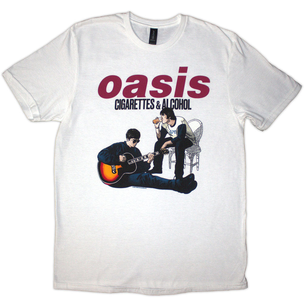 OASIS - (10月 来日 記念 ) - Cigarettes & Alcohol Illustration