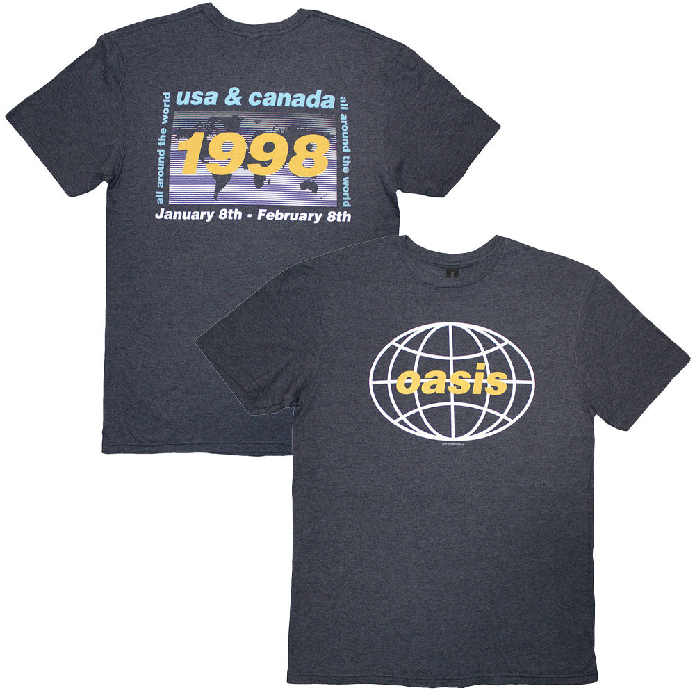 【予約商品】 OASIS オアシス (10月 来日 記念 ) - 1998 World Tour - USA/Canada / バックプリントあり / Tシャツ / メンズ 【公式 / オフィシャル】