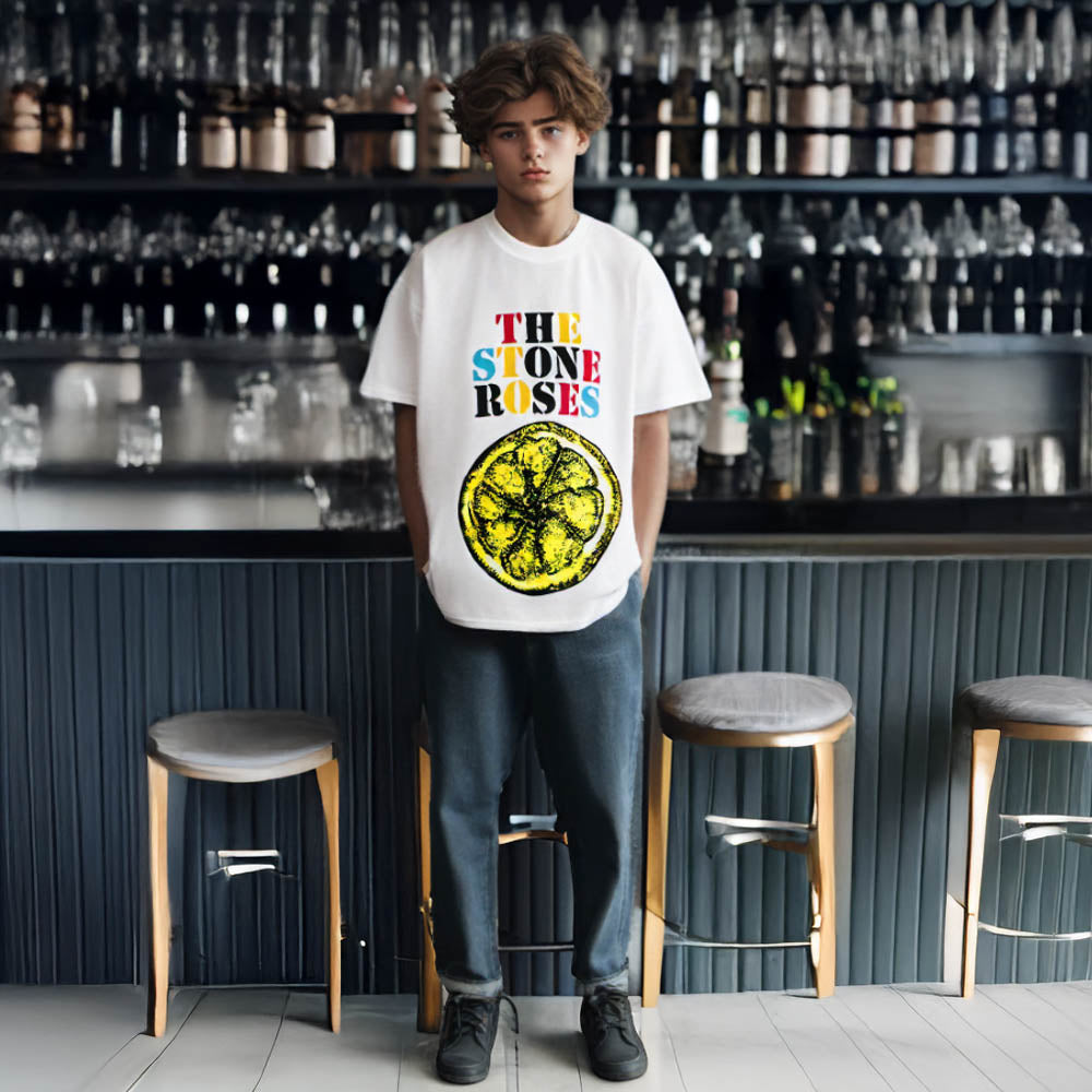 STONE ROSES ストーンローゼズ (マニ 追悼 ) - Lemon Multicolour / Tシャツ / メンズ