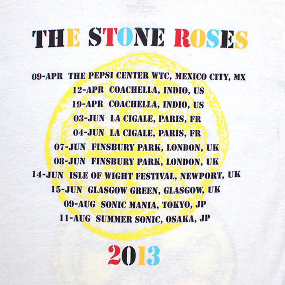 
                  
                    STONE ROSES ストーンローゼズ - Tour 2013 / バックプリントあり / Tシャツ / メンズ
                  
                