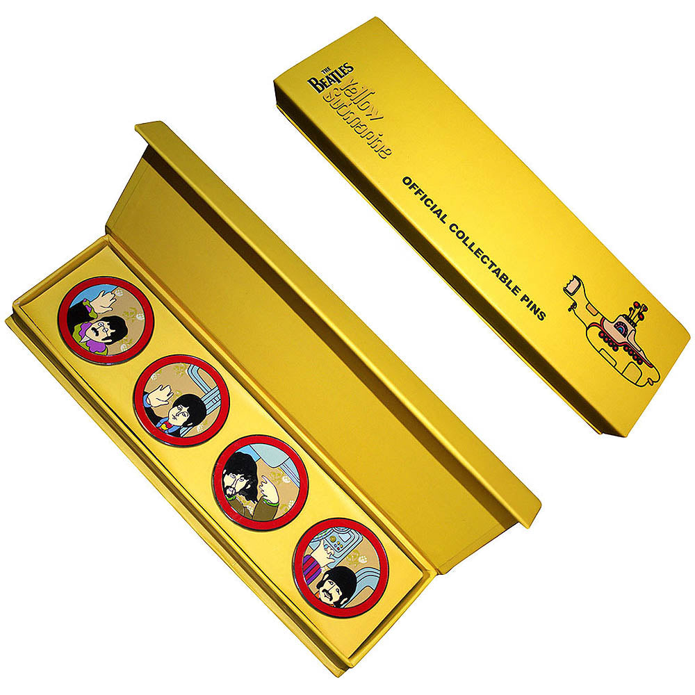 THE BEATLES - Yellow Submarine Portholes / ピンパッジセット   【公式 / オフィシャル】