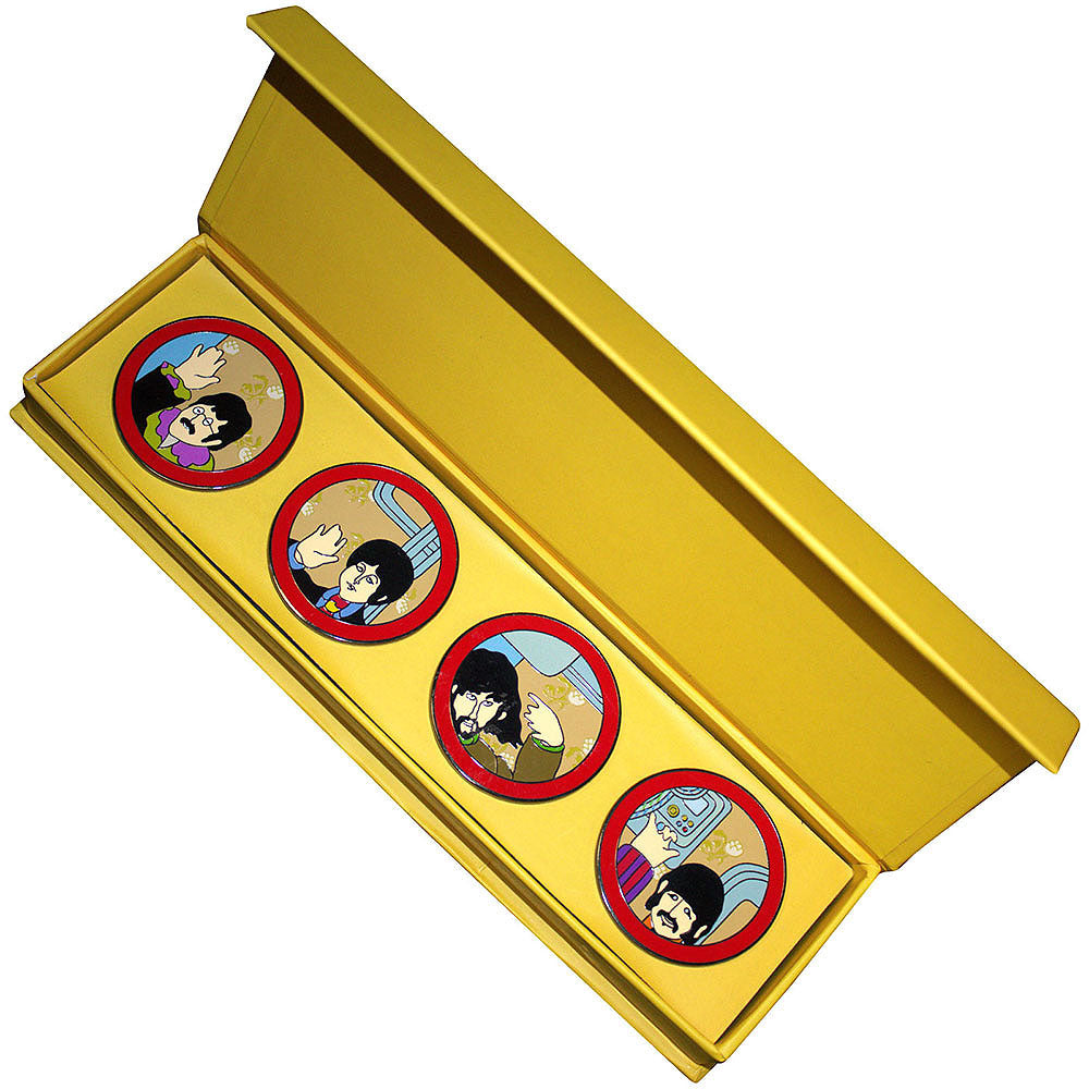 THE BEATLES - Yellow Submarine Portholes / ピンパッジセット   【公式 / オフィシャル】
