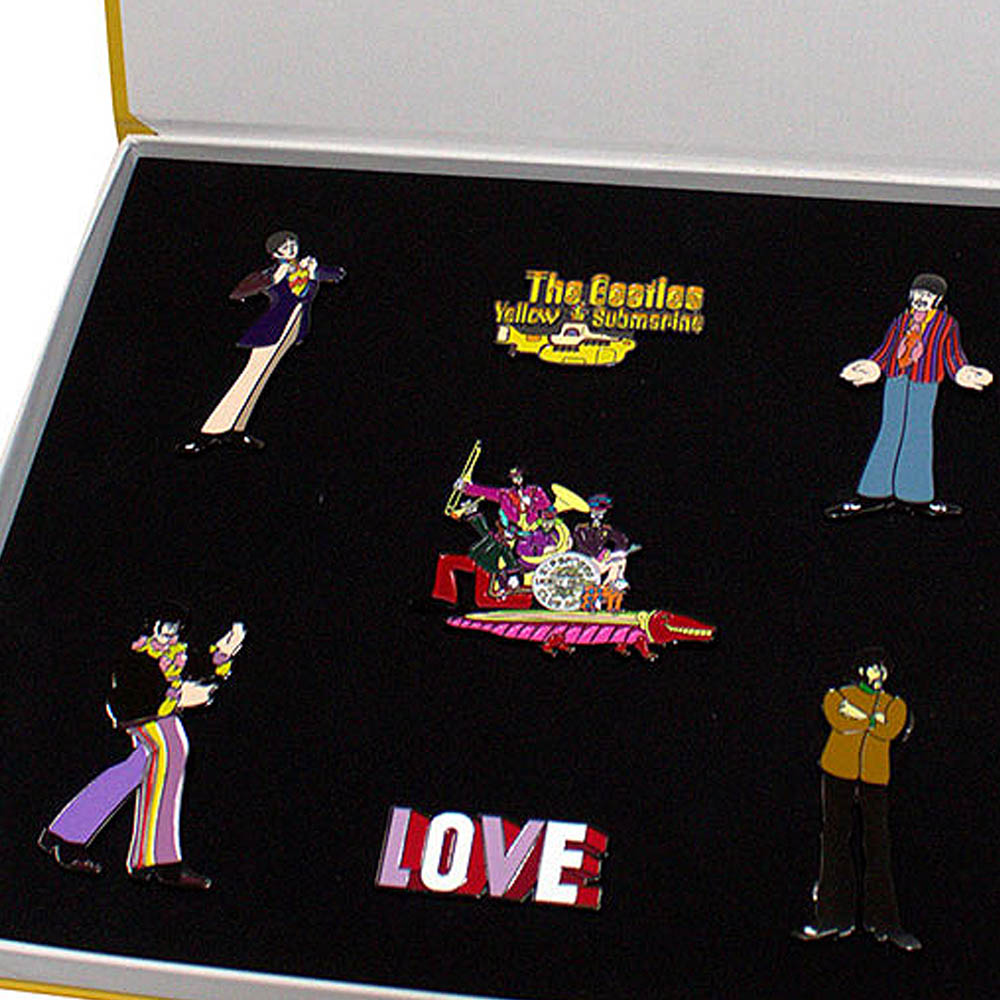 THE BEATLES - Yellow Submarine Band / ピンパッジセット  【公式 / オフィシャル】