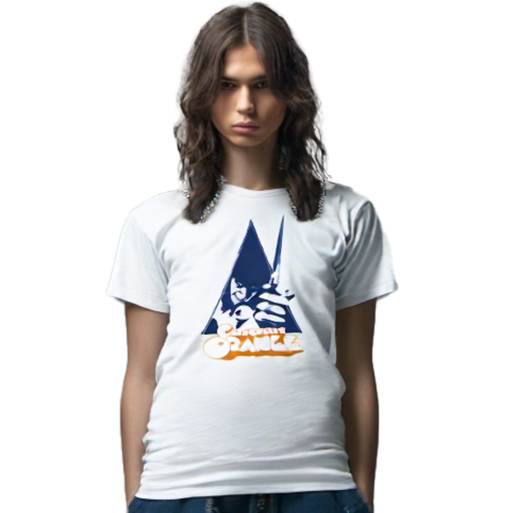A CLOCKWORK ORANGE 時計じかけのオレンジ (公開 55周年 ) - MOVIE POSTER / Tシャツ / メンズ