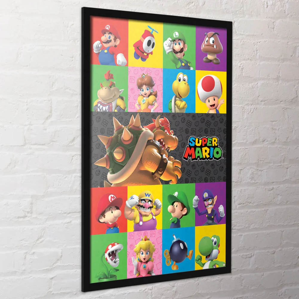 
                  
                    SUPER MARIO スーパーマリオ (40周年 ) - Characters / ポスター 【公式 / オフィシャル】
                  
                