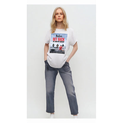 THE BEATLES ビートルズ (結成 65周年 ) - ROOFTOP CONCERT / Tシャツ / メンズ 【公式 / オフィシャル】