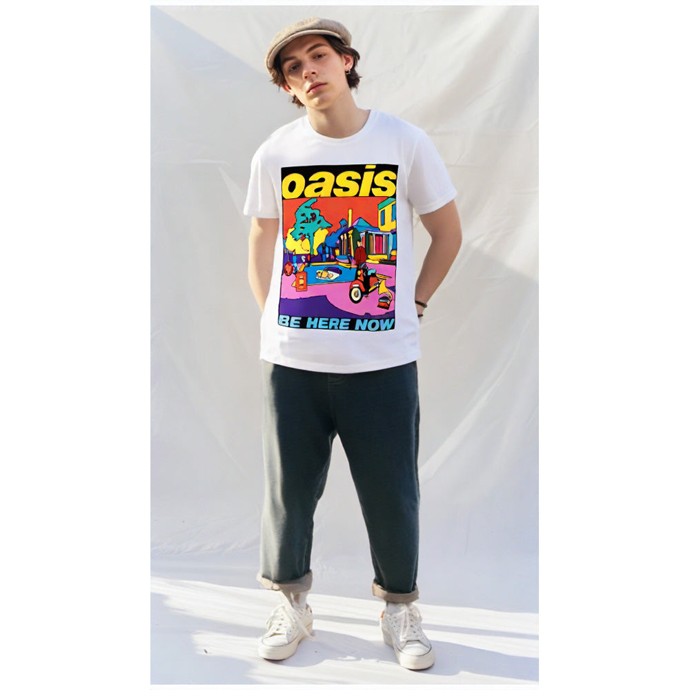 
                  
                    OASIS オアシス (10月 来日 記念 ) - Be Here Now Illustration / Tシャツ / メンズ
                  
                