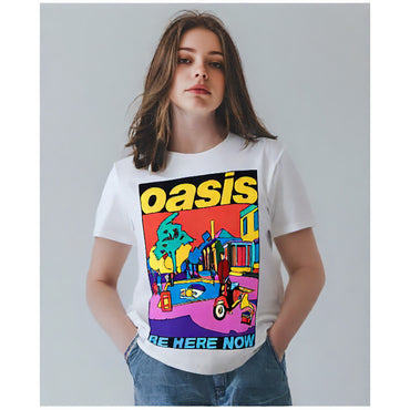 OASIS オアシス (10月 来日 記念 ) - Be Here Now Illustration / Tシャツ / メンズ 【公式 / オフィシャル】