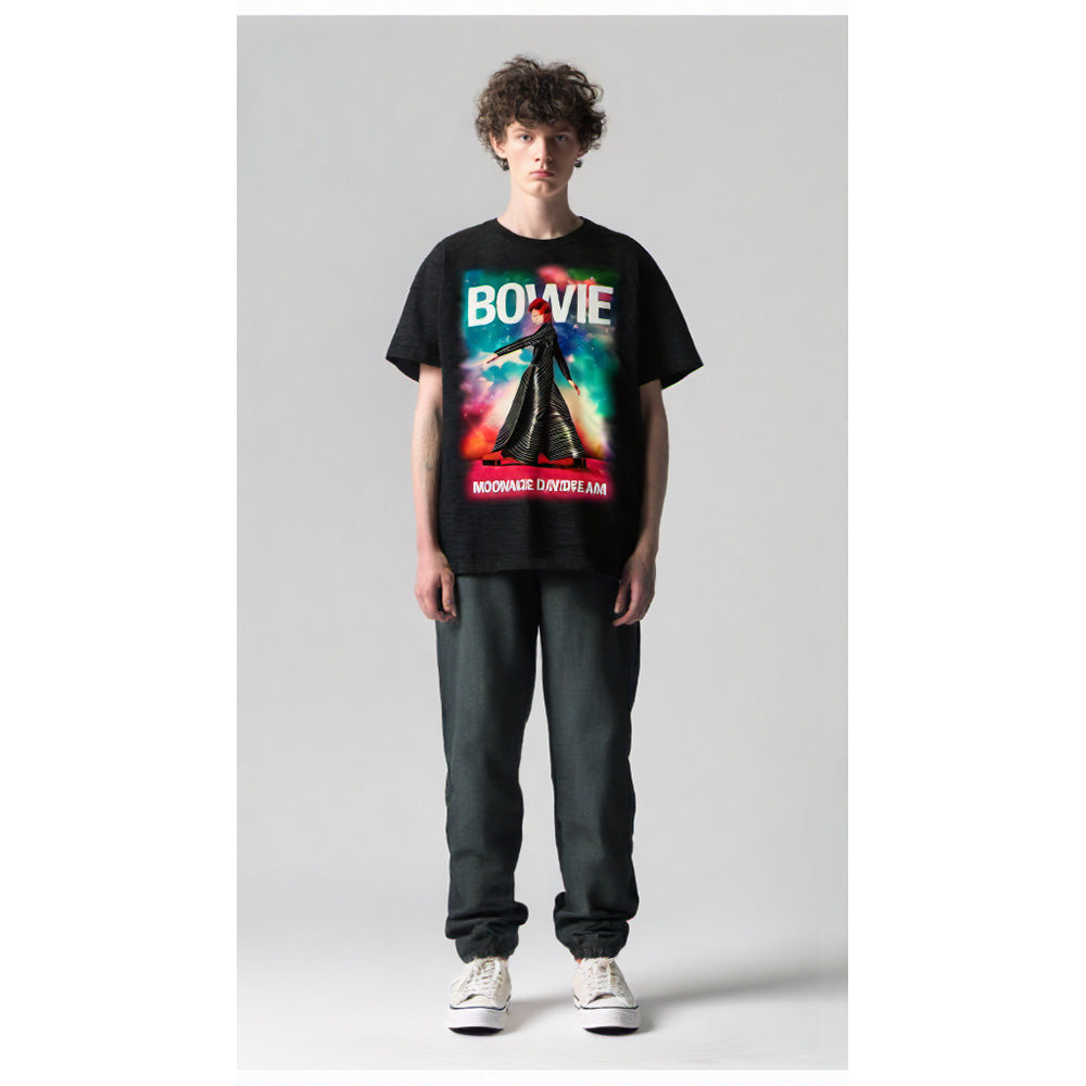 DAVID BOWIE デヴィッドボウイ - Moonage 11 Fade / 限定 / Tシャツ / メンズ 【公式 / オフィシャル】