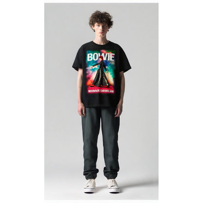 DAVID BOWIE デヴィッドボウイ - Moonage 11 Fade / 限定 / Tシャツ / メンズ 【公式 / オフィシャル】