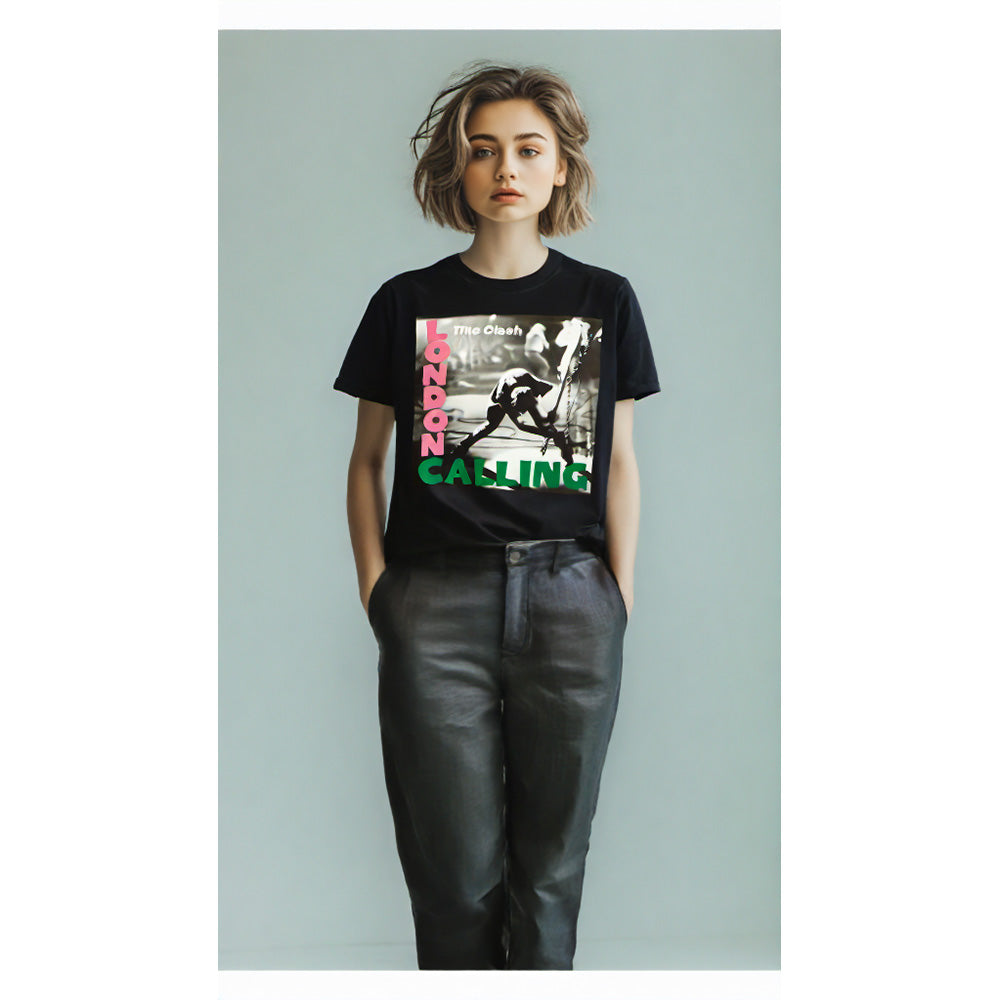 THE CLASH クラッシュ - London Calling / Black / Tシャツ / メンズ 【公式 / オフィシャル】
