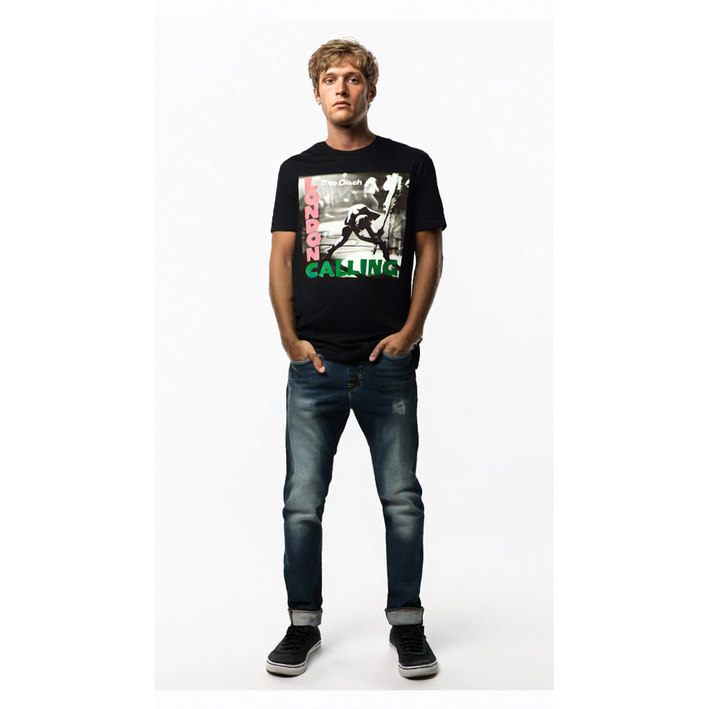 THE CLASH クラッシュ - London Calling / Black / Tシャツ / メンズ 【公式 / オフィシャル】