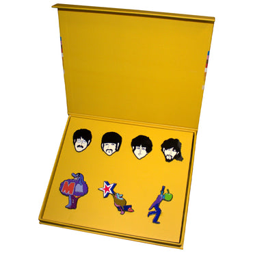 THE BEATLES ビートルズ (結成 65周年 ) - Yellow Submarine Characters / ピンバッジセット / バッジ 【公式 / オフィシャル】