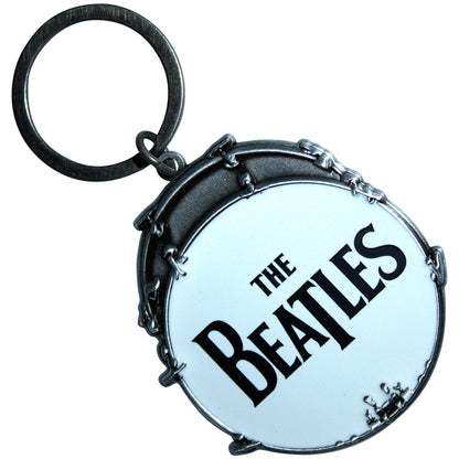 THE BEATLES ビートルズ (結成 65周年 ) - Drop T Drum / キーホルダー 【公式 / オフィシャル】