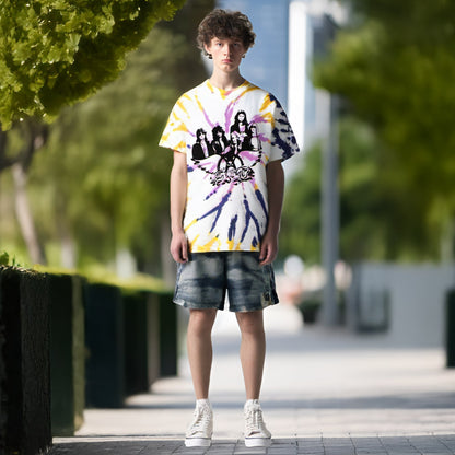 AEROSMITH エアロスミス (結成 55周年 ) - Photo Wings / タイダイ / Tシャツ / メンズ