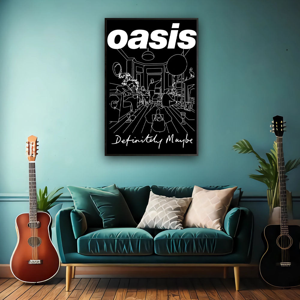 
                  
                    OASIS オアシス (10月 来日 記念 ) - DEFINITELY MAYBE ART / ポスター 【公式 / オフィシャル】
                  
                