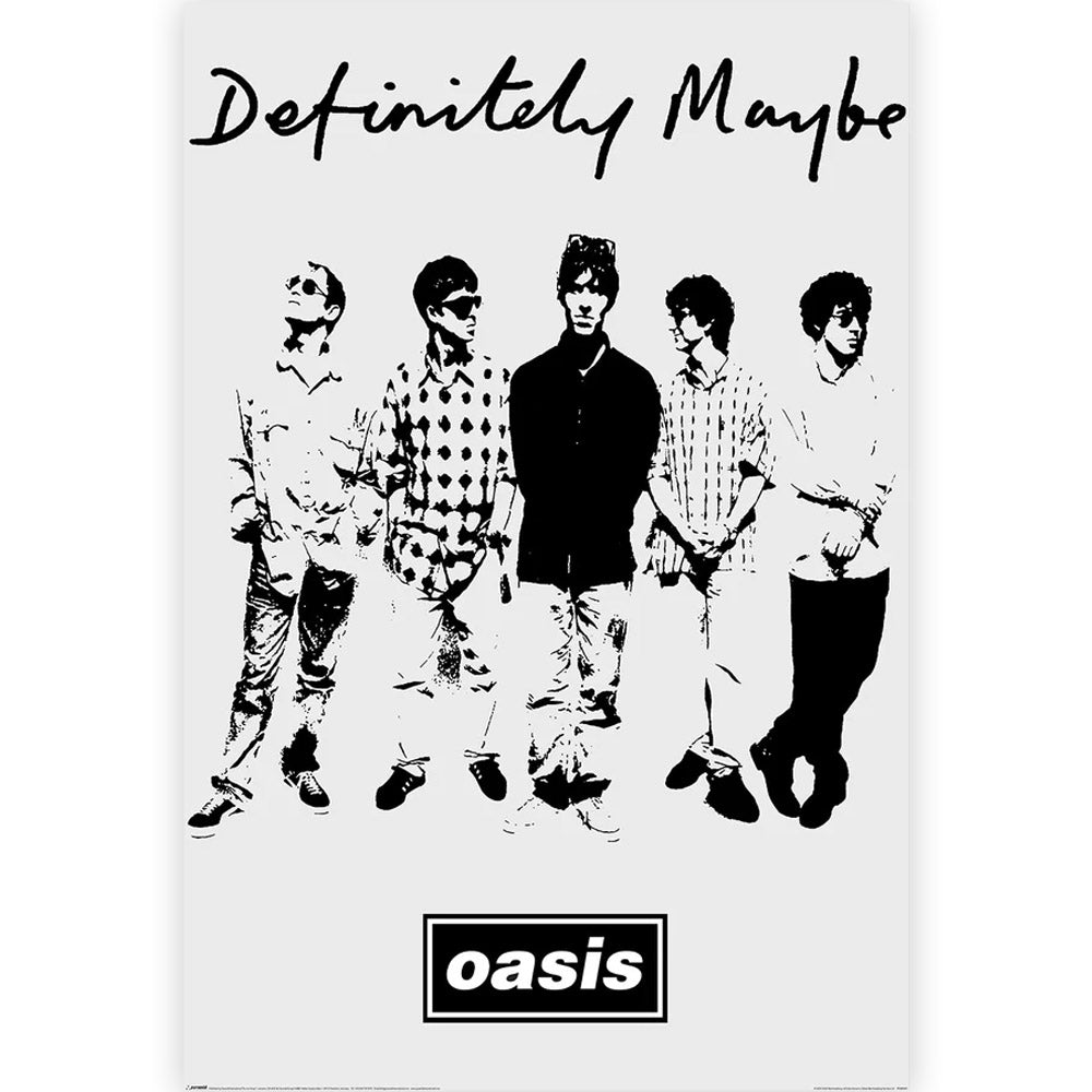 OASIS オアシス (10月 来日 記念 ) - DEFINITELY BAND / ポスター 【公式 / オフィシャル】