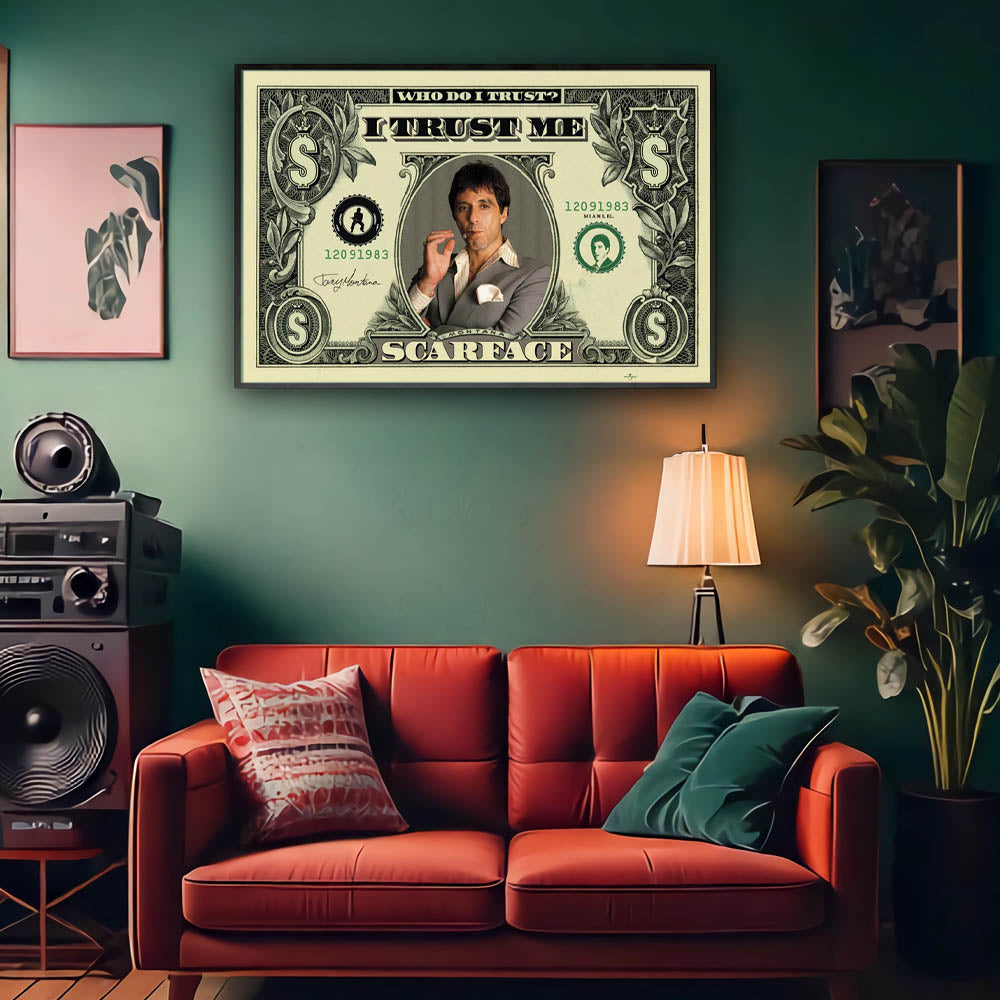 SCARFACE - Dollar Bill / Poster