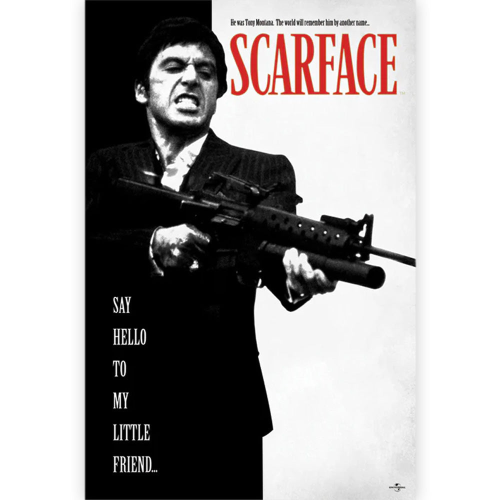 SCARFACE スカーフェイス - Say Hello To My Little Friend / ポスター 【公式 / オフィシャル】