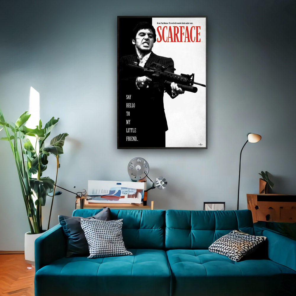SCARFACE スカーフェイス - Say Hello To My Little Friend / ポスター