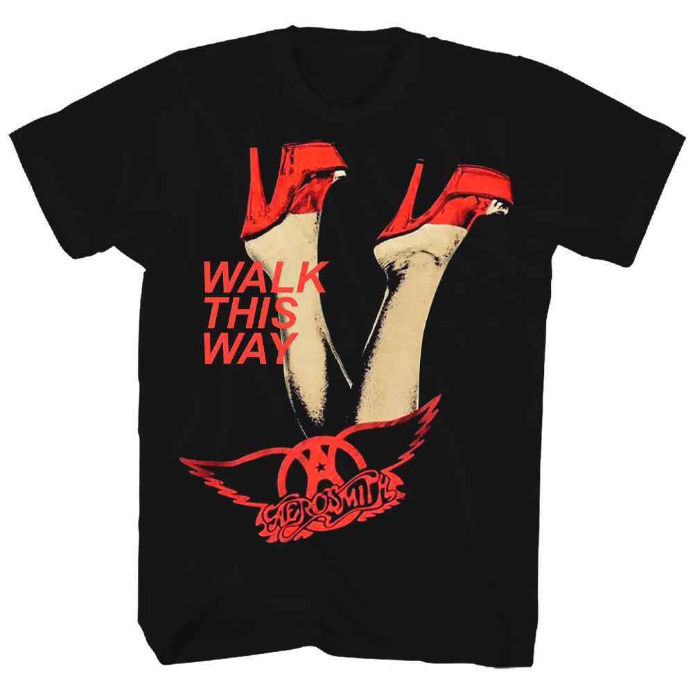 AEROSMITH エアロスミス (結成 55周年 ) - WALK THIS WAY LEGS / Tシャツ / メンズ 【公式 / オフィシャル】
