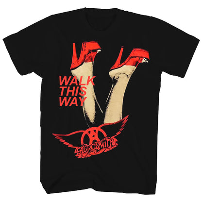 AEROSMITH エアロスミス (結成 55周年 ) - WALK THIS WAY LEGS / Tシャツ / メンズ 【公式 / オフィシャル】