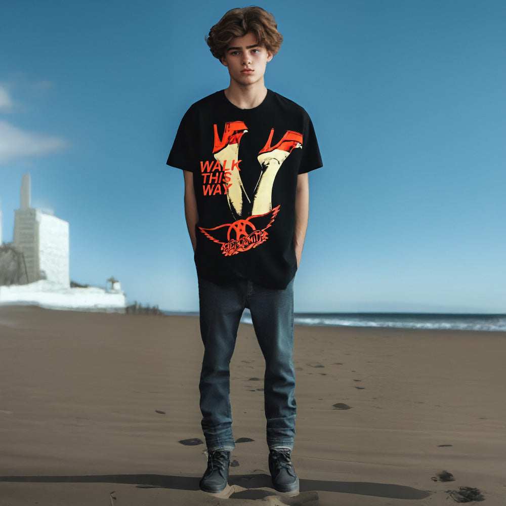 AEROSMITH エアロスミス - WALK THIS WAY LEGS / Tシャツ / メンズ