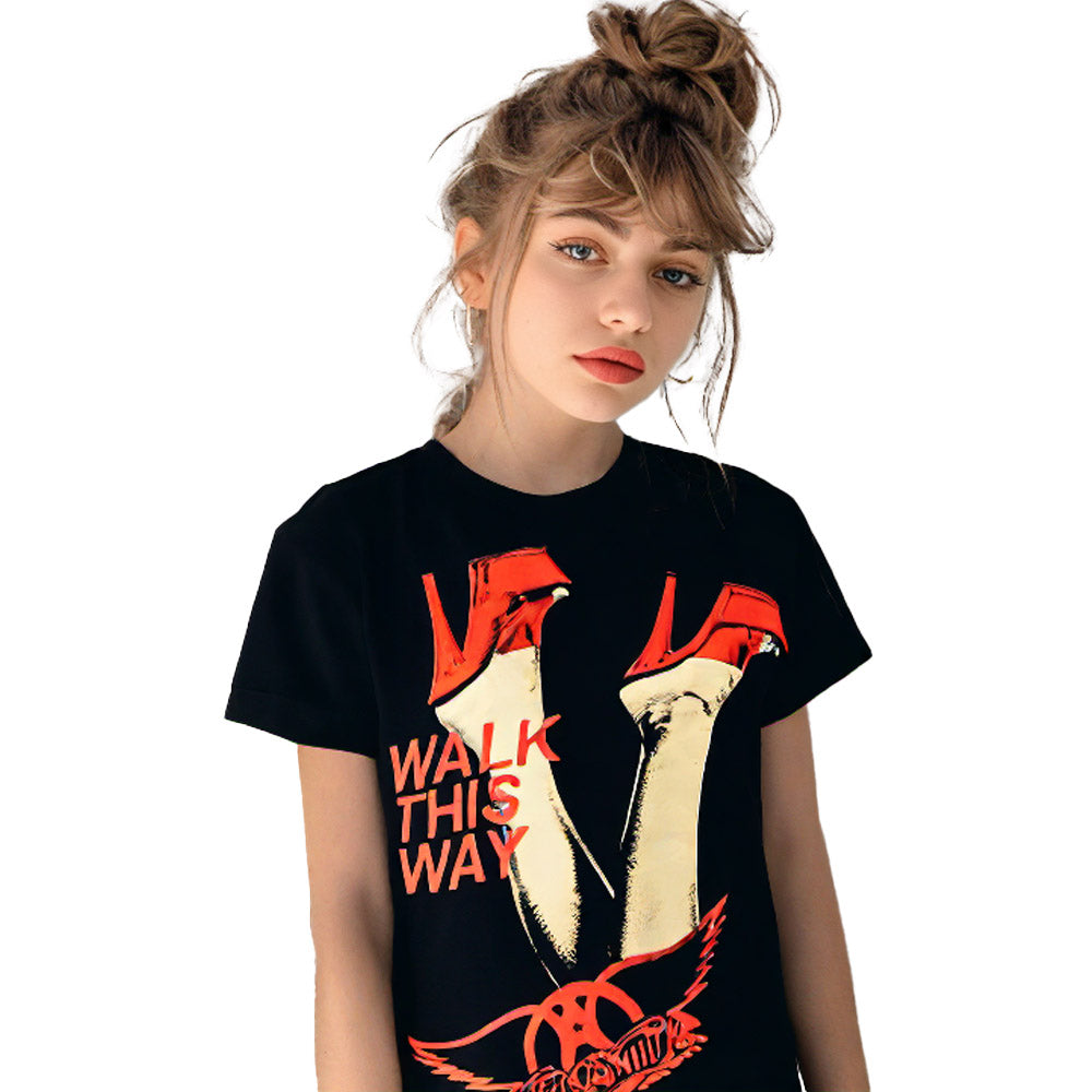 
                  
                    AEROSMITH エアロスミス (結成 55周年 ) - WALK THIS WAY LEGS / Tシャツ / メンズ 【公式 / オフィシャル】
                  
                