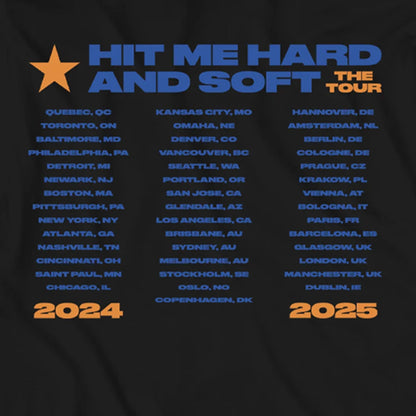 【予約商品】 BILLIE EILISH ビリーアイリッシュ - HIT ME HARD AND SOFT / ECO-TEE / Tシャツ / メンズ