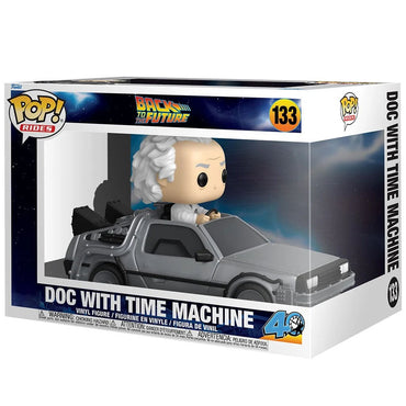 【予約商品】 BACK TO THE FUTURE バックトゥザフューチャー (劇場公開 40周年 ) - 40th Anniversary Doc with Time Machine Deluxe  Funko Pop! Ride / フィギュア・人形