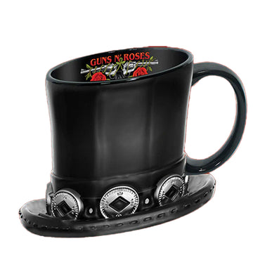 GUNS N ROSES ガンズアンドローゼズ (結成 40周年 ) - Slash's Top Hat Molded Mug / マグカップ