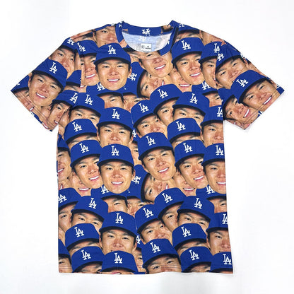 YOSHINOBU YAMAMOTO 山本由伸 - MLB公式 LOS ANGELES DODGERS FACE SUBLIMATED / 限定 / Tシャツ / メンズ - PGS