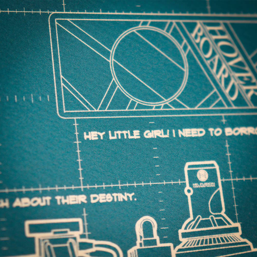 
                  
                    【予約商品】 BACK TO THE FUTURE バックトゥザフューチャー (劇場公開 40周年 ) - Time Machine Blueprint Art Print / 世界限定995枚 / コレクタブル
                  
                